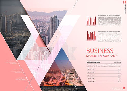 創意商務科技互聯網企業業務產品推廣宣傳畫冊排版設計